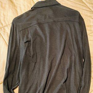 Hugo Boss Slim soft worn brown Cotton Button Down men's size large